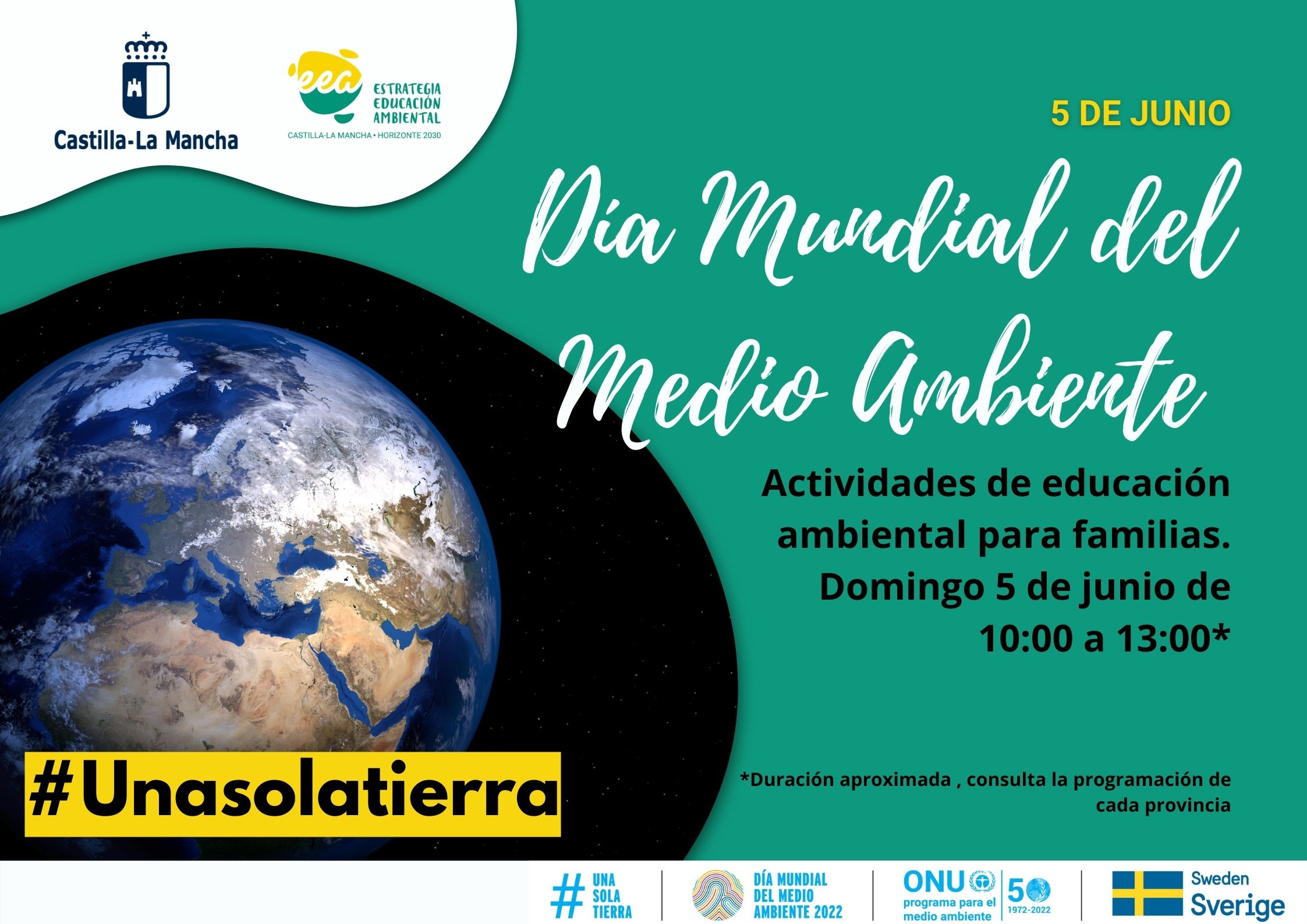 Tarjetón día mundial del medio ambiente 2022