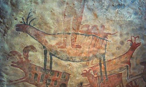 foto pintura rupestre cueva