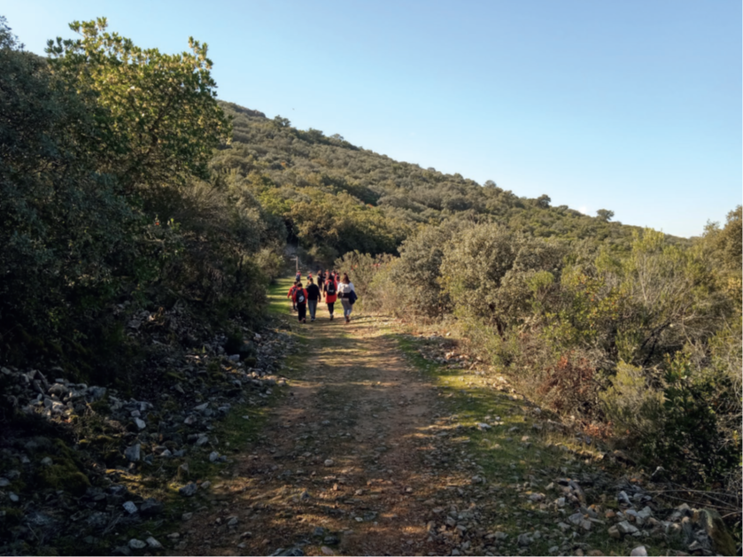 foto grupo en ruta