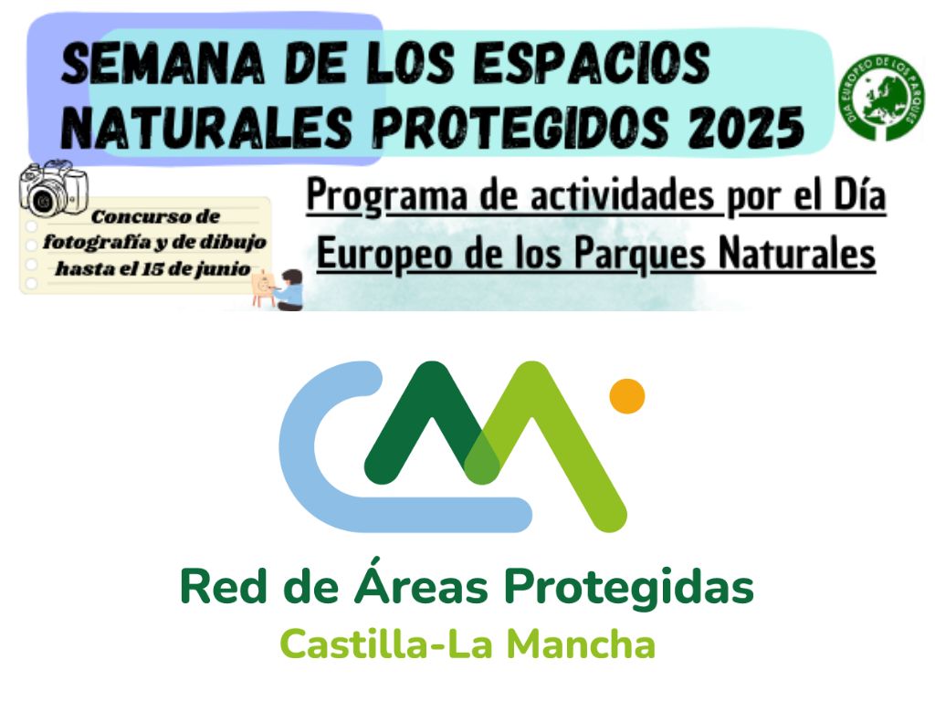 Logo red de áreas protegidas y texto