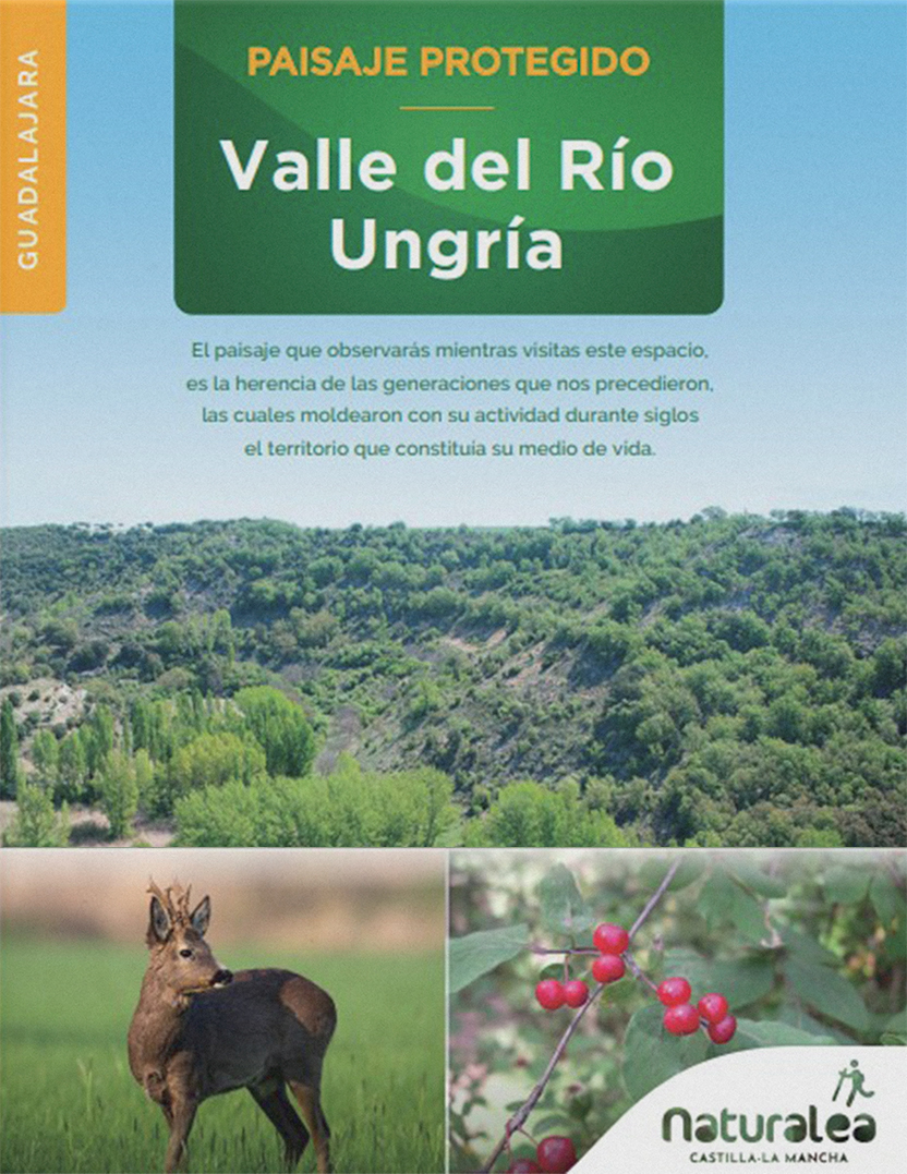 Folleto impreso del Valle del Ungría