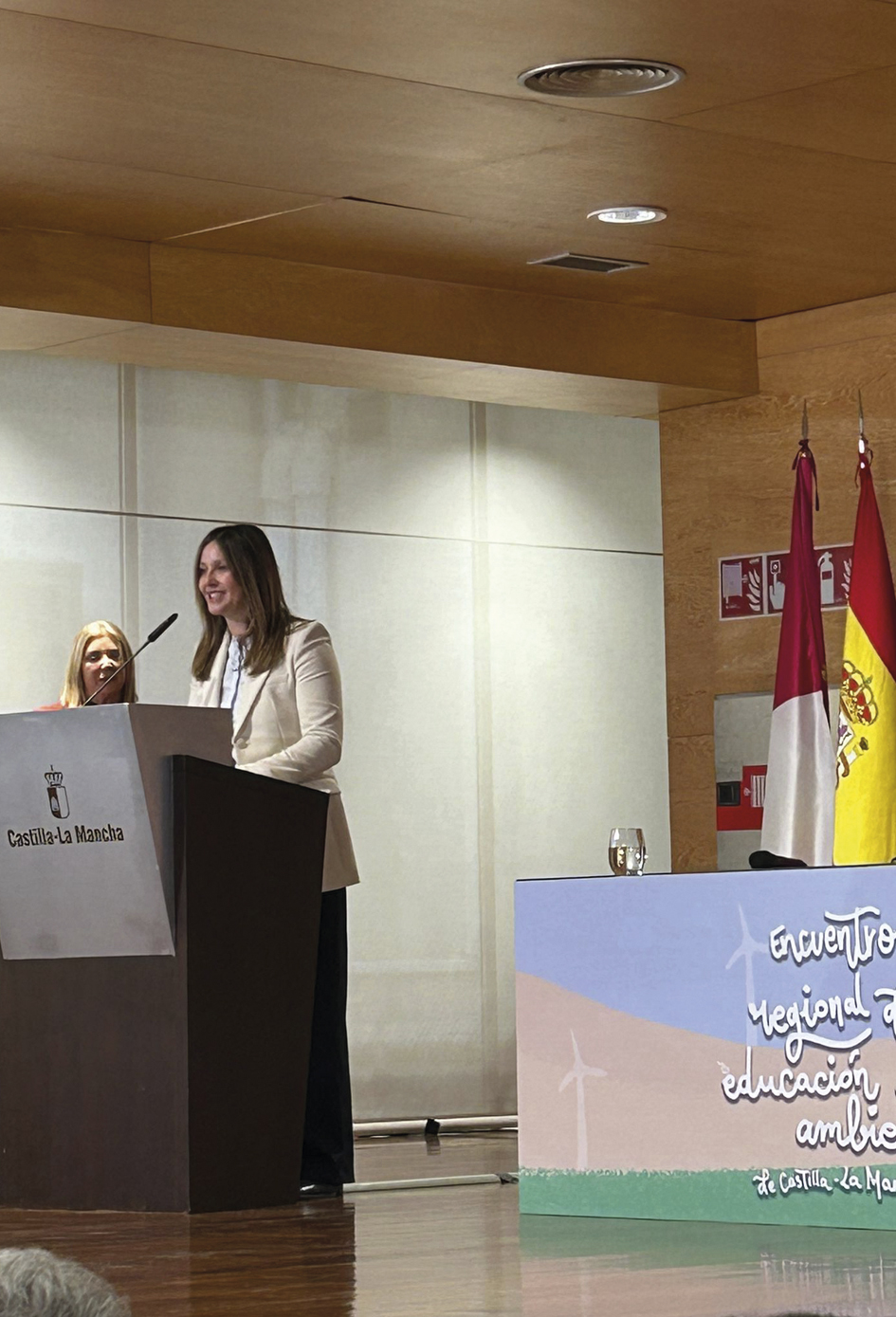 La directora general de Economía Circular y Agenda 2030 durante la presentación institucional del Encuentro.