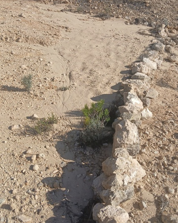 Barreras de piedra para retención de arenas