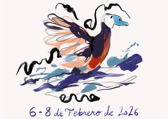 ilustración ave acuática