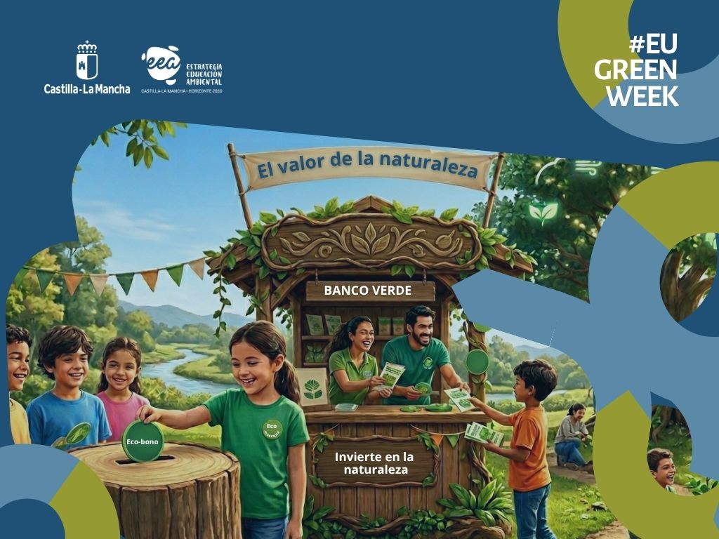 Niños y niñas jugando eco-inversores