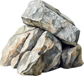 ilustración piedras