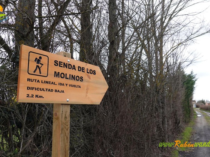 foto cartel ruta los molinos