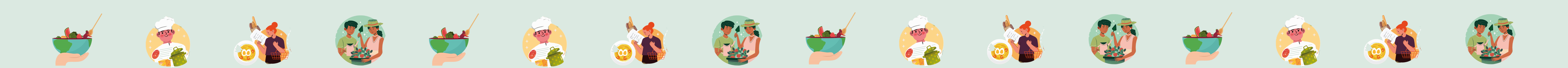 iconos ilustraciones desperdicio alimentario