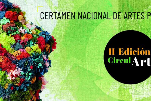Adorno floral y logotipo del certamen