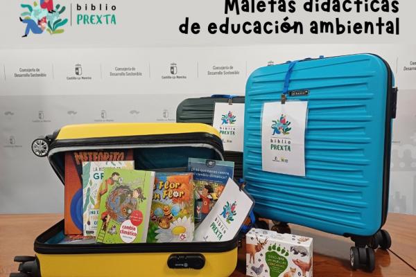 foto maletas con libros