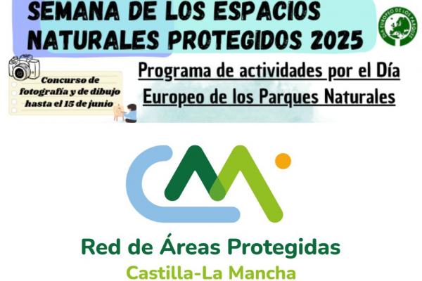 Logo red de áreas protegidas y texto