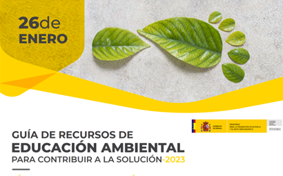 portada guía con huella de hojas